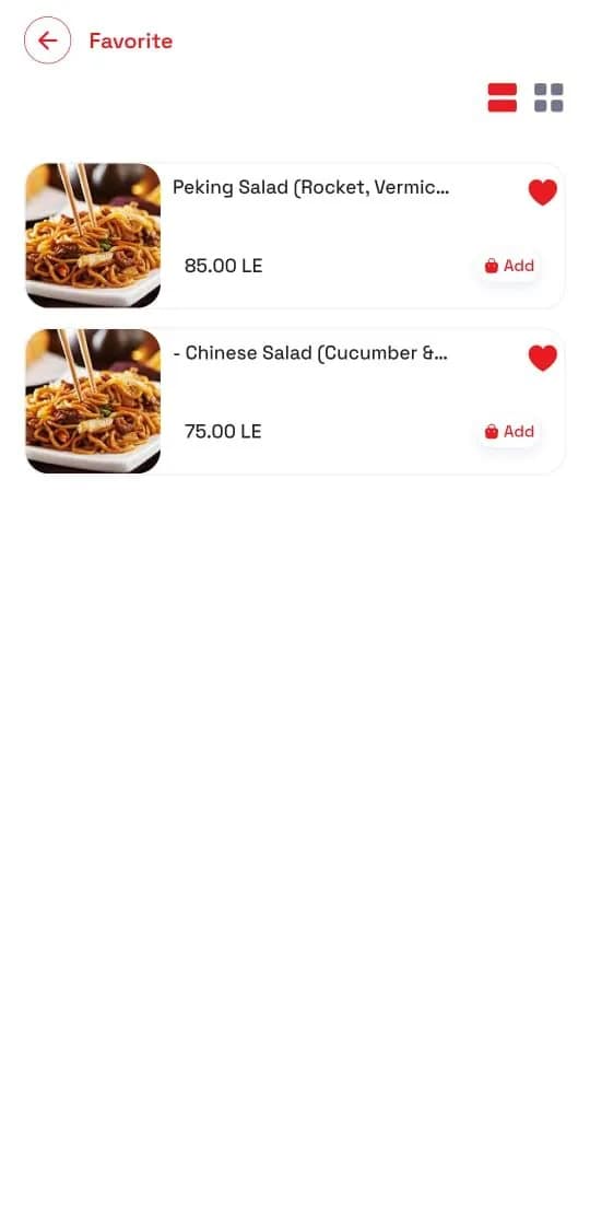 Peking Restaurants app screenshot