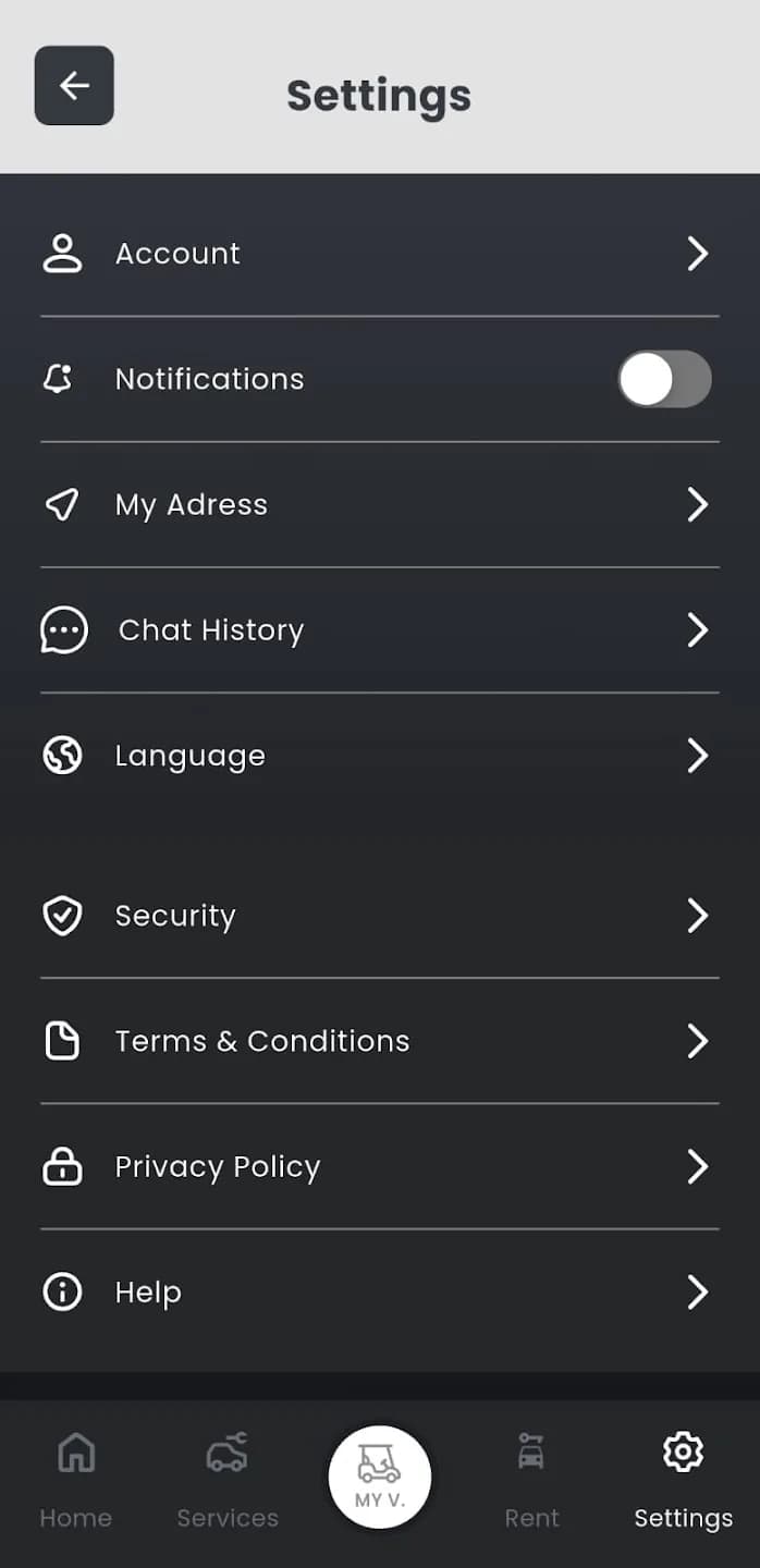 Term Auto app screenshot